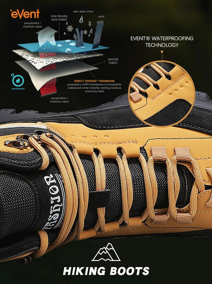 Men’s Hiking & Work Boots – Durable, Waterproof, and Insulated for Winter