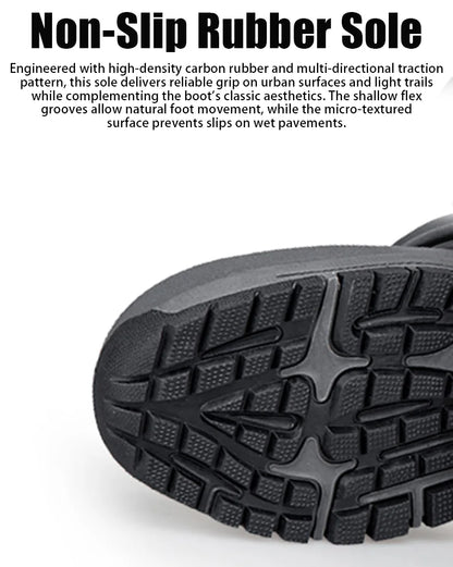 Men’s Puffer Snow Boots – Fur-Lined, Arch Support, Windproof, Waterproof & Non-Slip