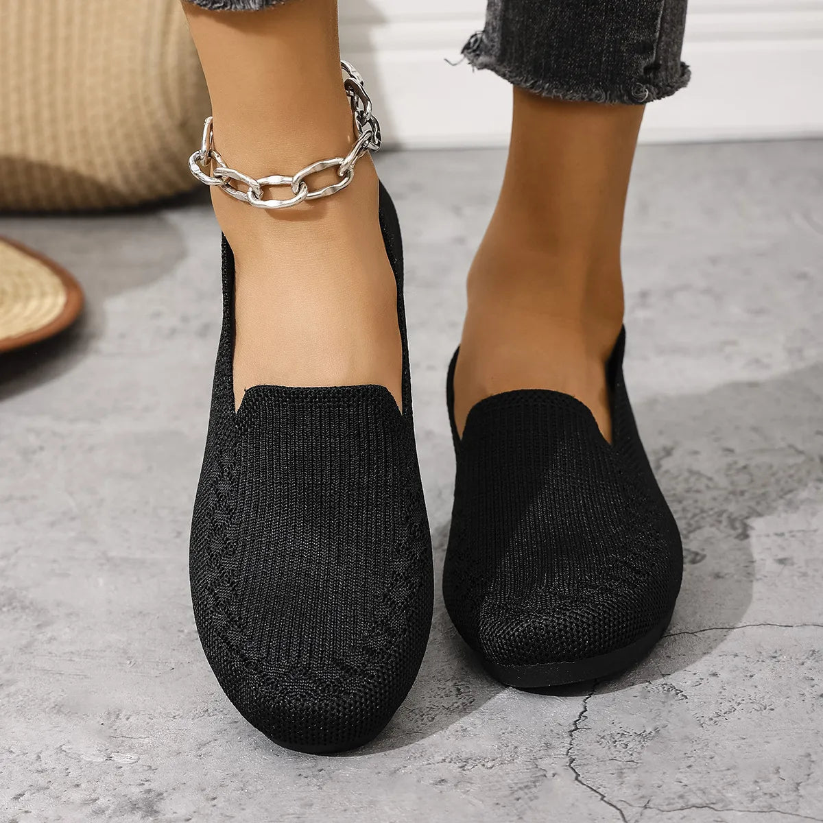🔥Last Day 50% OFF - Orthopaedic Lightweight Knit Loafers: Ultra-Comfortable Pain Relief Slip-On Shoes