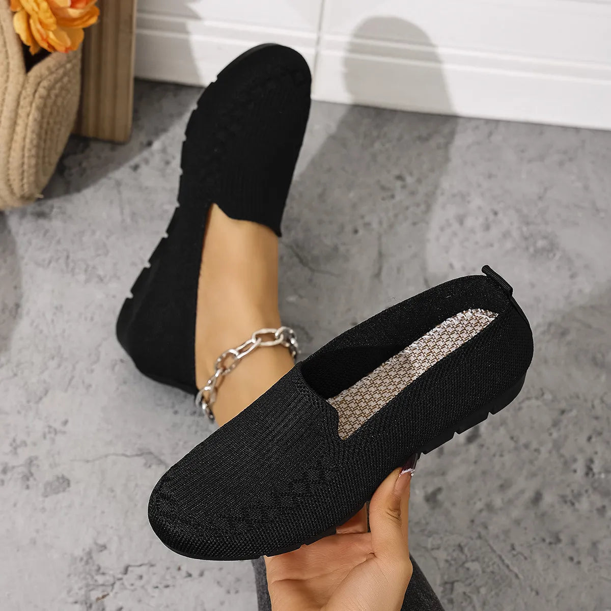 🔥Last Day 50% OFF - Orthopaedic Lightweight Knit Loafers: Ultra-Comfortable Pain Relief Slip-On Shoes
