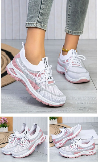 Women's lightweight, comfortable, breathable orthotic sneakers