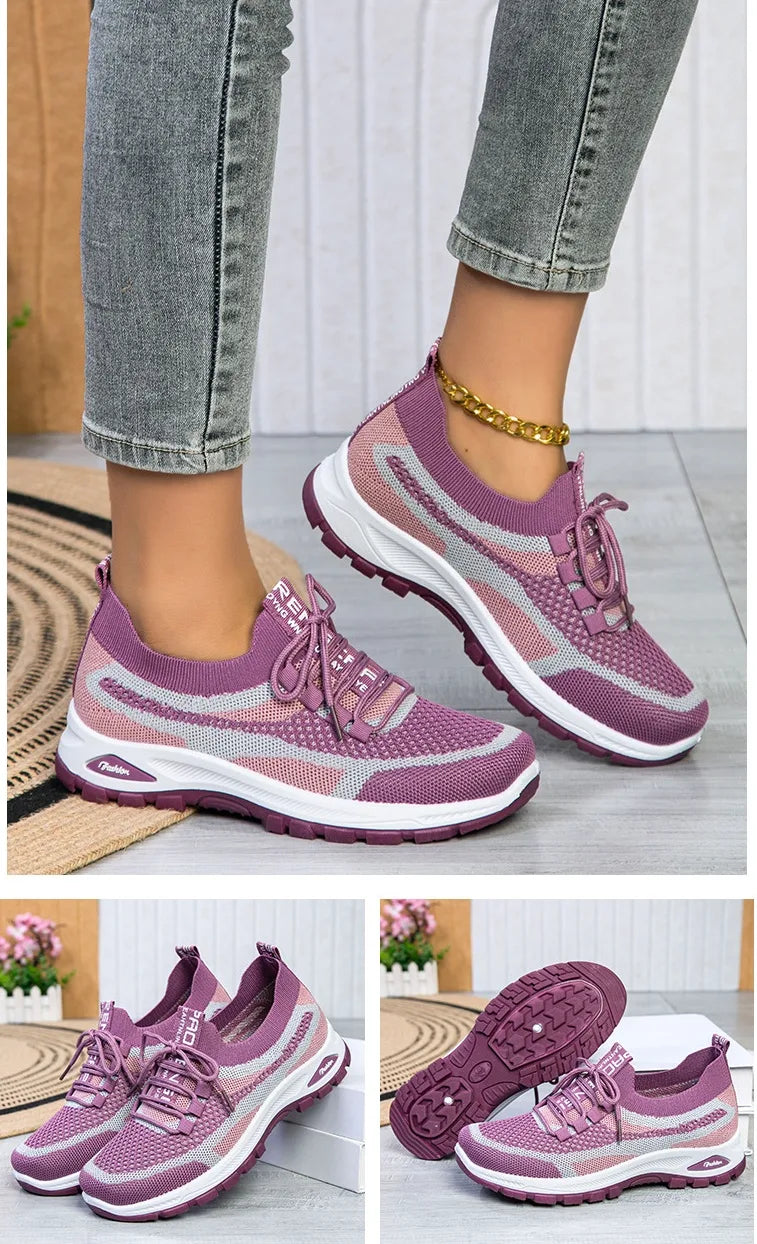 Women's lightweight, comfortable, breathable orthotic sneakers