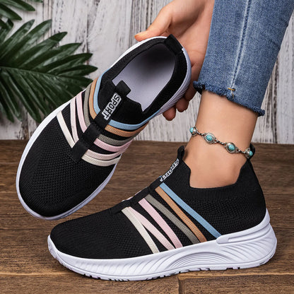 Women's lightweight, breathable, soft-soled slip-on sneakers