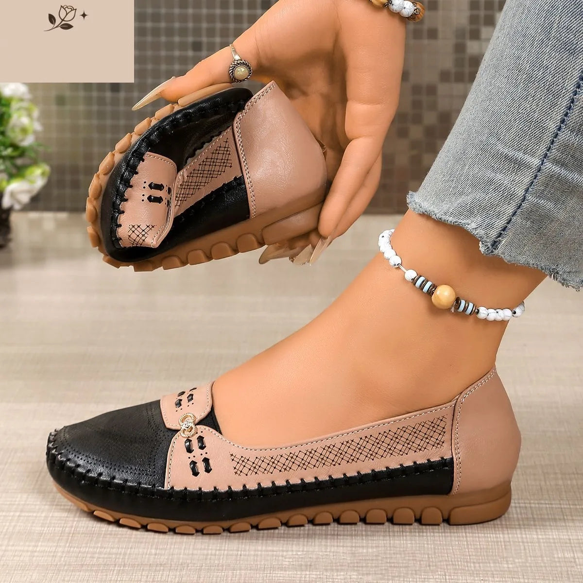 🔥Best Seller-Last Day Sale 60% OFF🔥Women's orthopedic leather shoes, Lightweight, Anti-Slip, Breathable