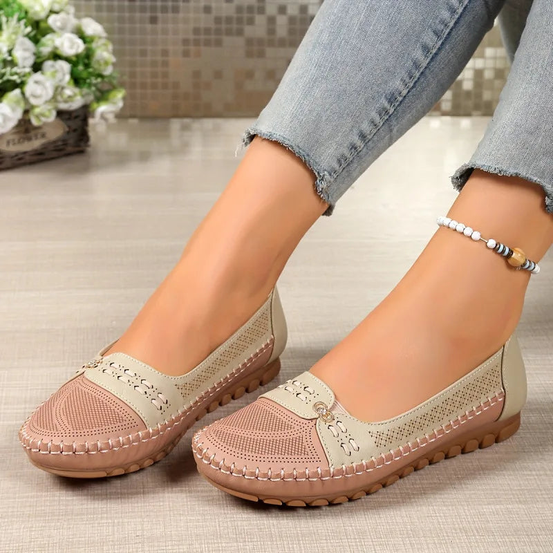 🔥Best Seller-Last Day Sale 60% OFF🔥Women's orthopedic leather shoes, Lightweight, Anti-Slip, Breathable