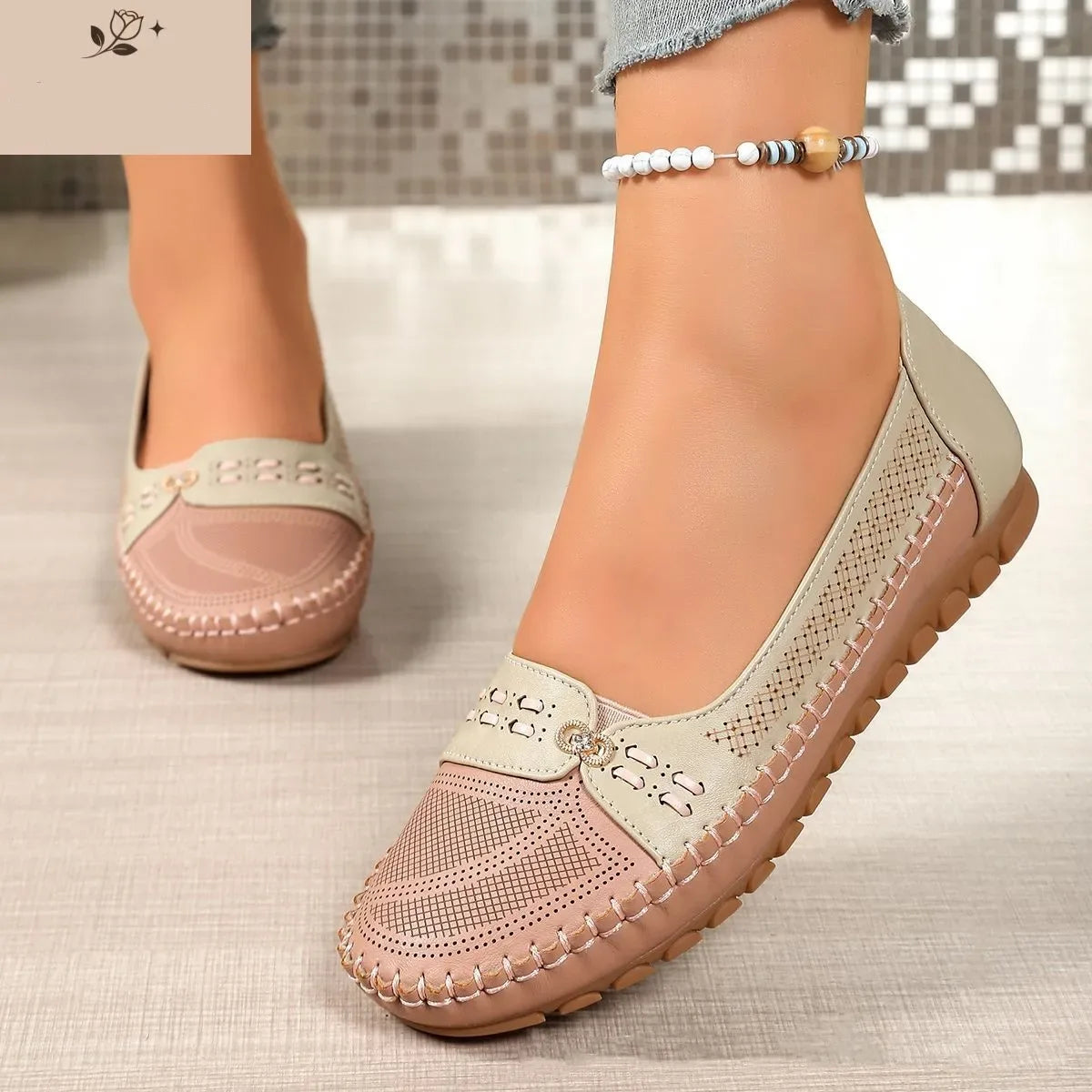 🔥Best Seller-Last Day Sale 60% OFF🔥Women's orthopedic leather shoes, Lightweight, Anti-Slip, Breathable