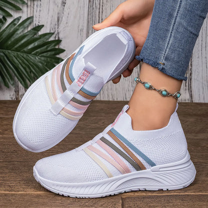 Women's lightweight, breathable, soft-soled slip-on sneakers