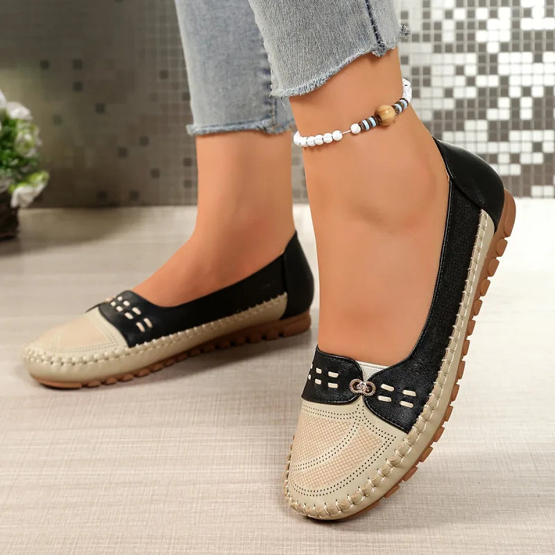🔥Best Seller-Last Day Sale 60% OFF🔥Women's orthopedic leather shoes, Lightweight, Anti-Slip, Breathable