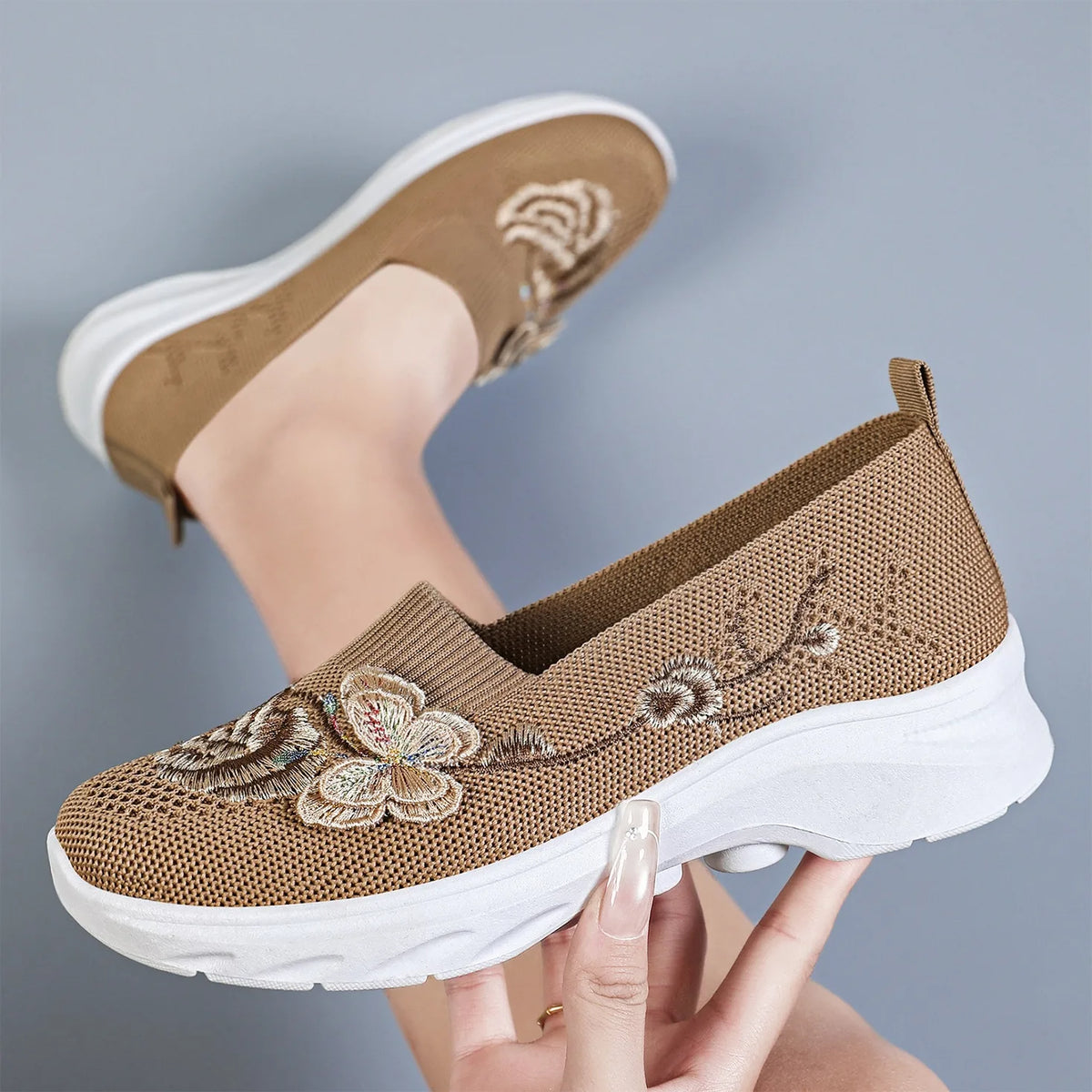 Women's Comfortable Soft-Soled Slip-On Casual Shoes