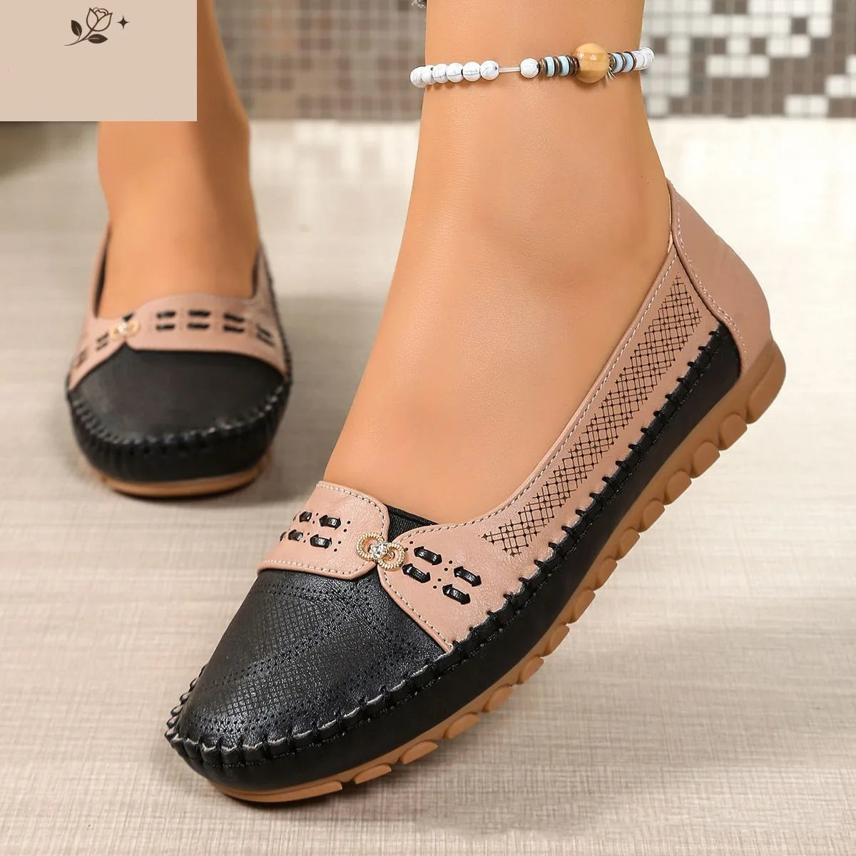 🔥Best Seller-Last Day Sale 60% OFF🔥Women's orthopedic leather shoes, Lightweight, Anti-Slip, Breathable