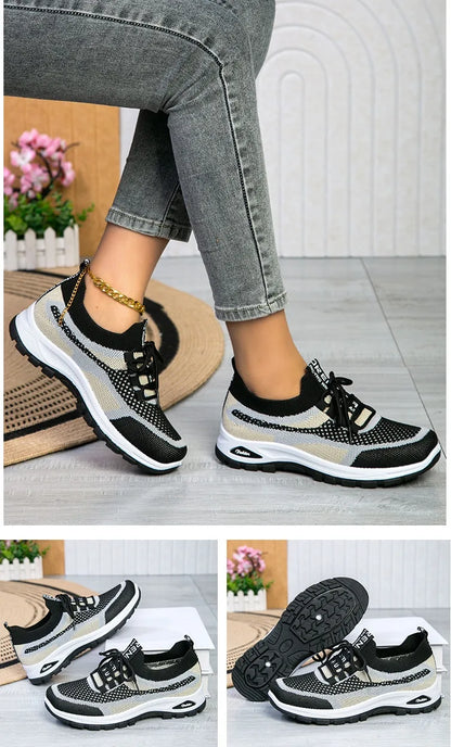 Women's lightweight, comfortable, breathable orthotic sneakers