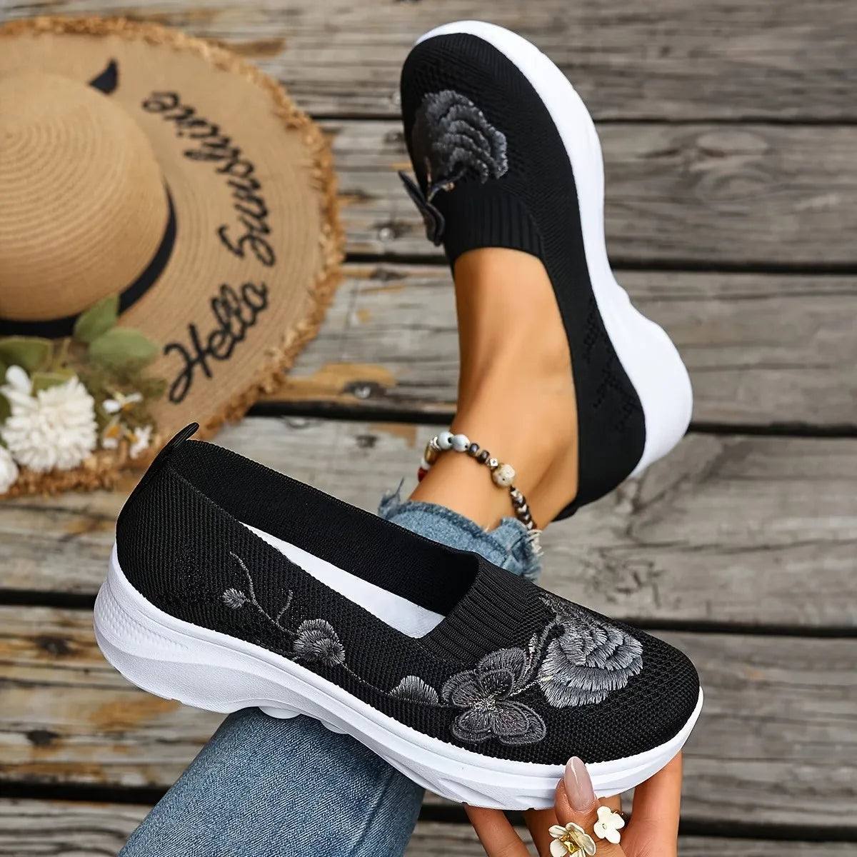 Women's Comfortable Soft-Soled Slip-On Casual Shoes