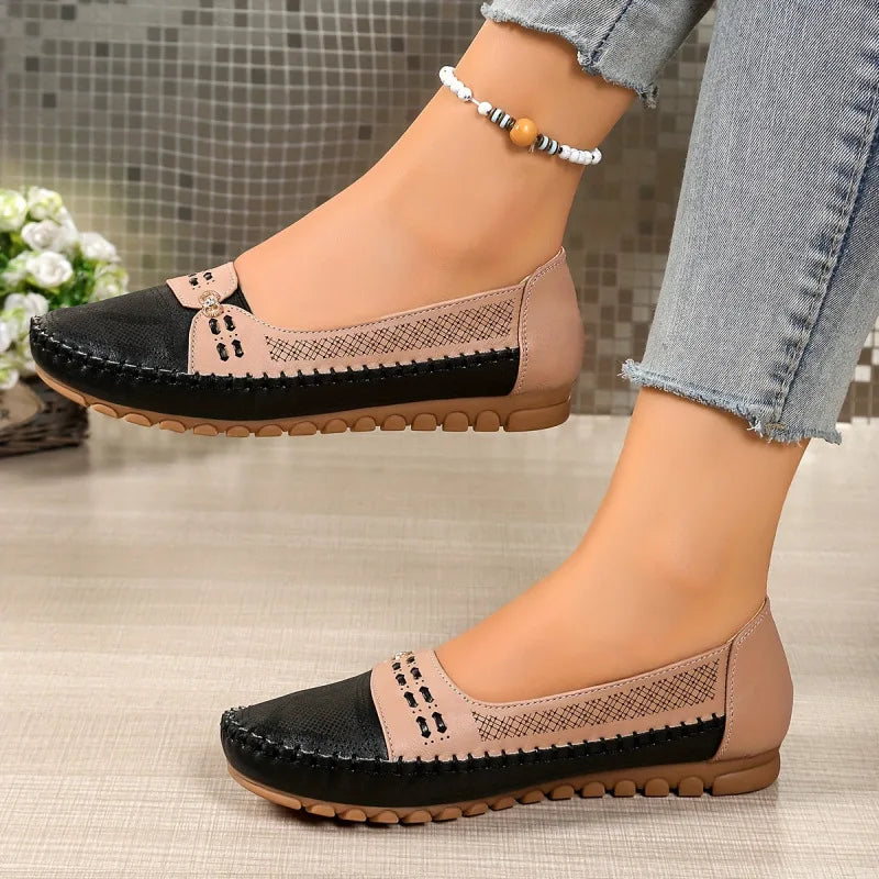 🔥Best Seller-Last Day Sale 60% OFF🔥Women's orthopedic leather shoes, Lightweight, Anti-Slip, Breathable