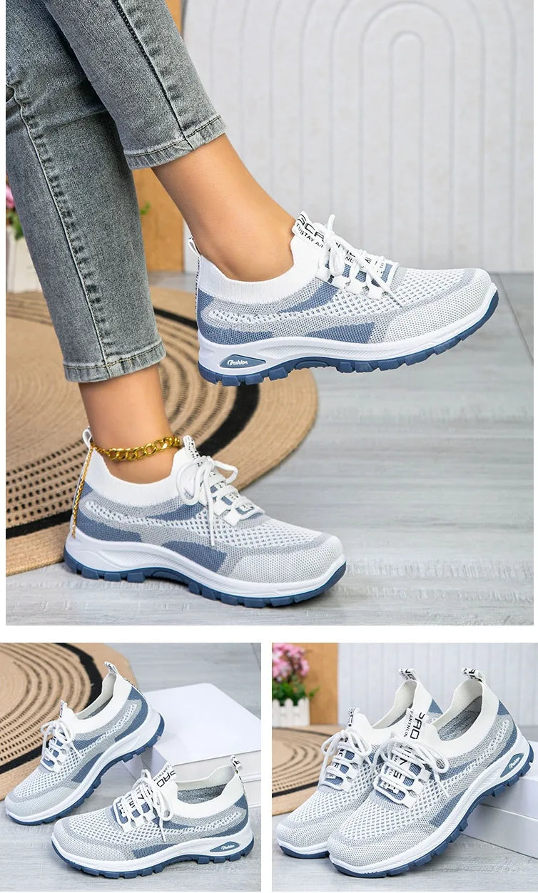 Women's lightweight, comfortable, breathable orthotic sneakers