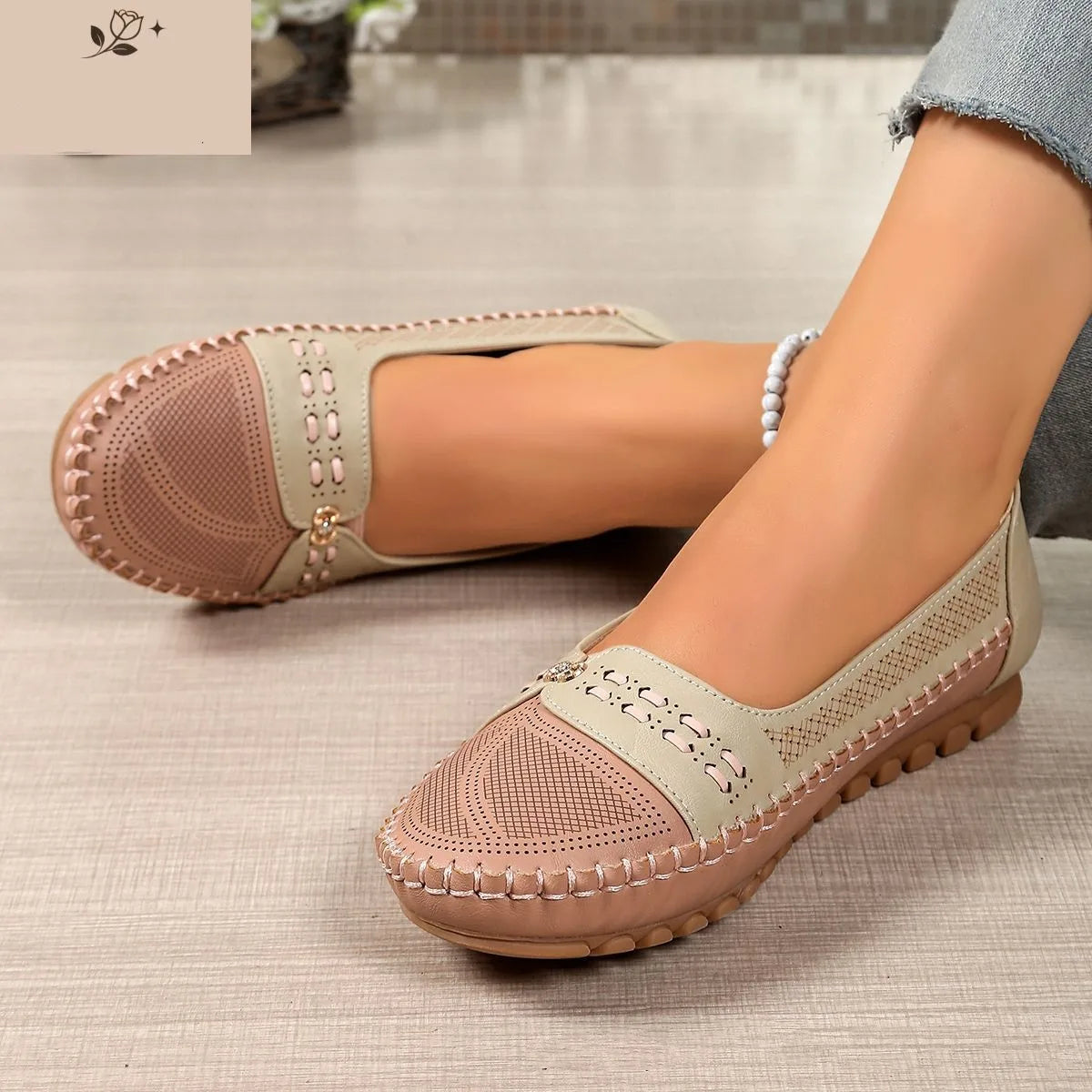 🔥Best Seller-Last Day Sale 60% OFF🔥Women's orthopedic leather shoes, Lightweight, Anti-Slip, Breathable
